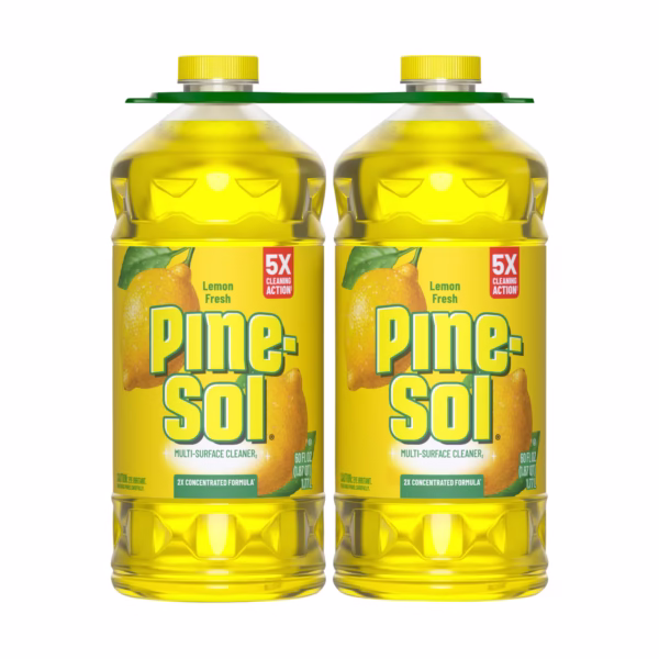 Pine-Sol Multi-Surface Floor Cleaner, Lemon Fresh, 60 Fluid Ounces