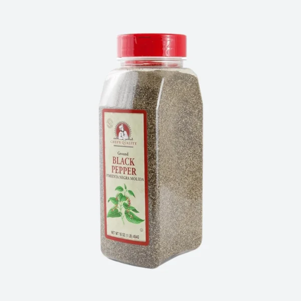 Chef's Quality Butcher Style Black Pepper 16 OZ | Ground